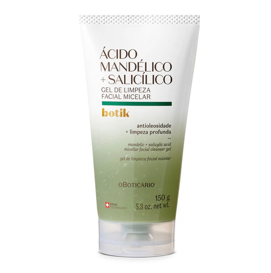 Gel nettoyant micellaire visage Botik acide mandélique + salicylique, 150 g
