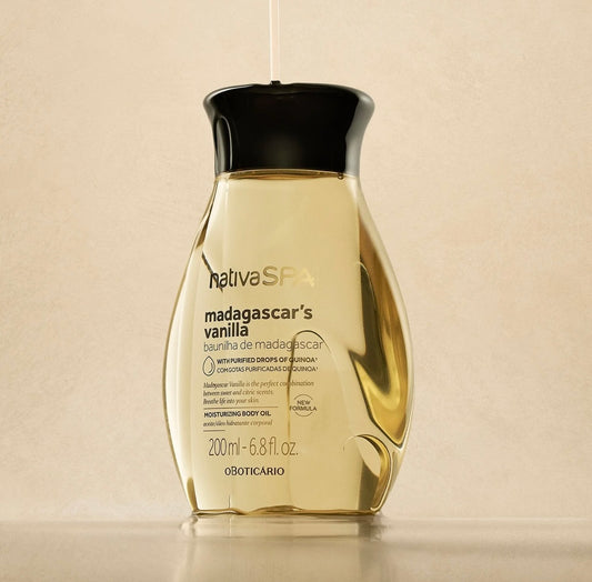 Huile hydratante à la vanille de Madagascar Nativa Spa 200 ml
