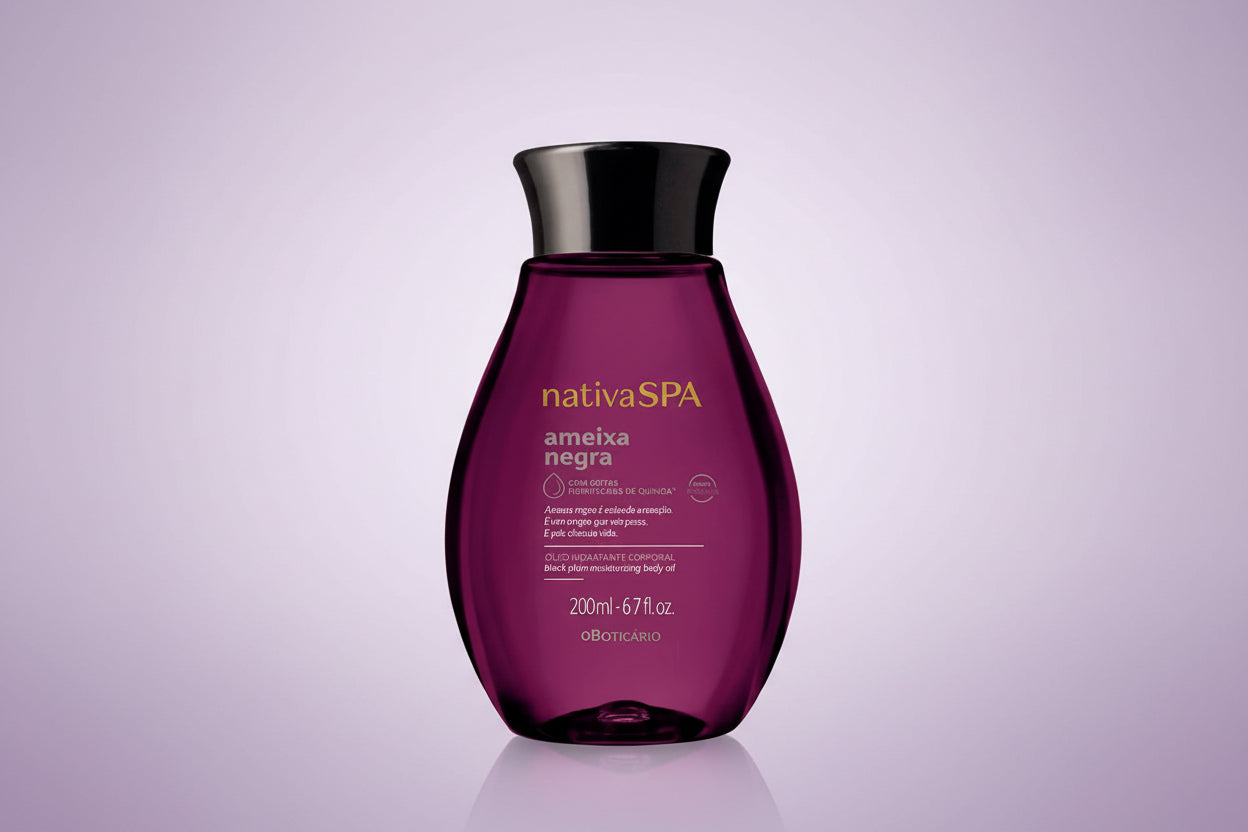 Huile hydratante à la prune noire Nativa Spa, 200 ml