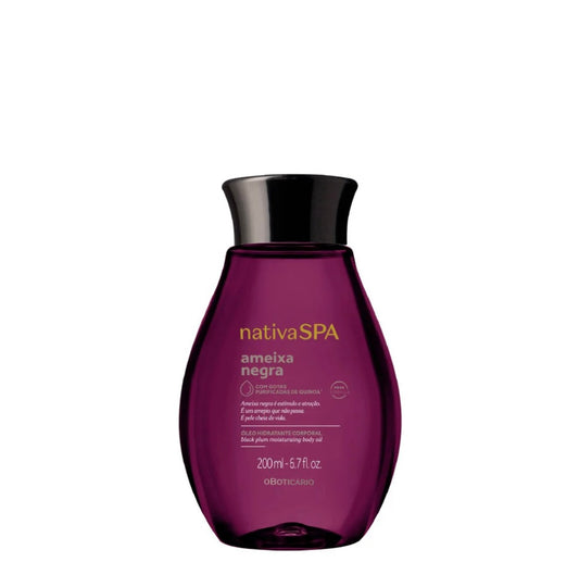 Huile hydratante à la prune noire Nativa Spa, 200 ml