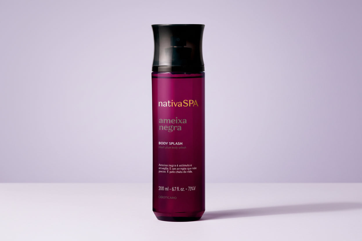 Nativa ameixa negra Body Splash, 200 ml