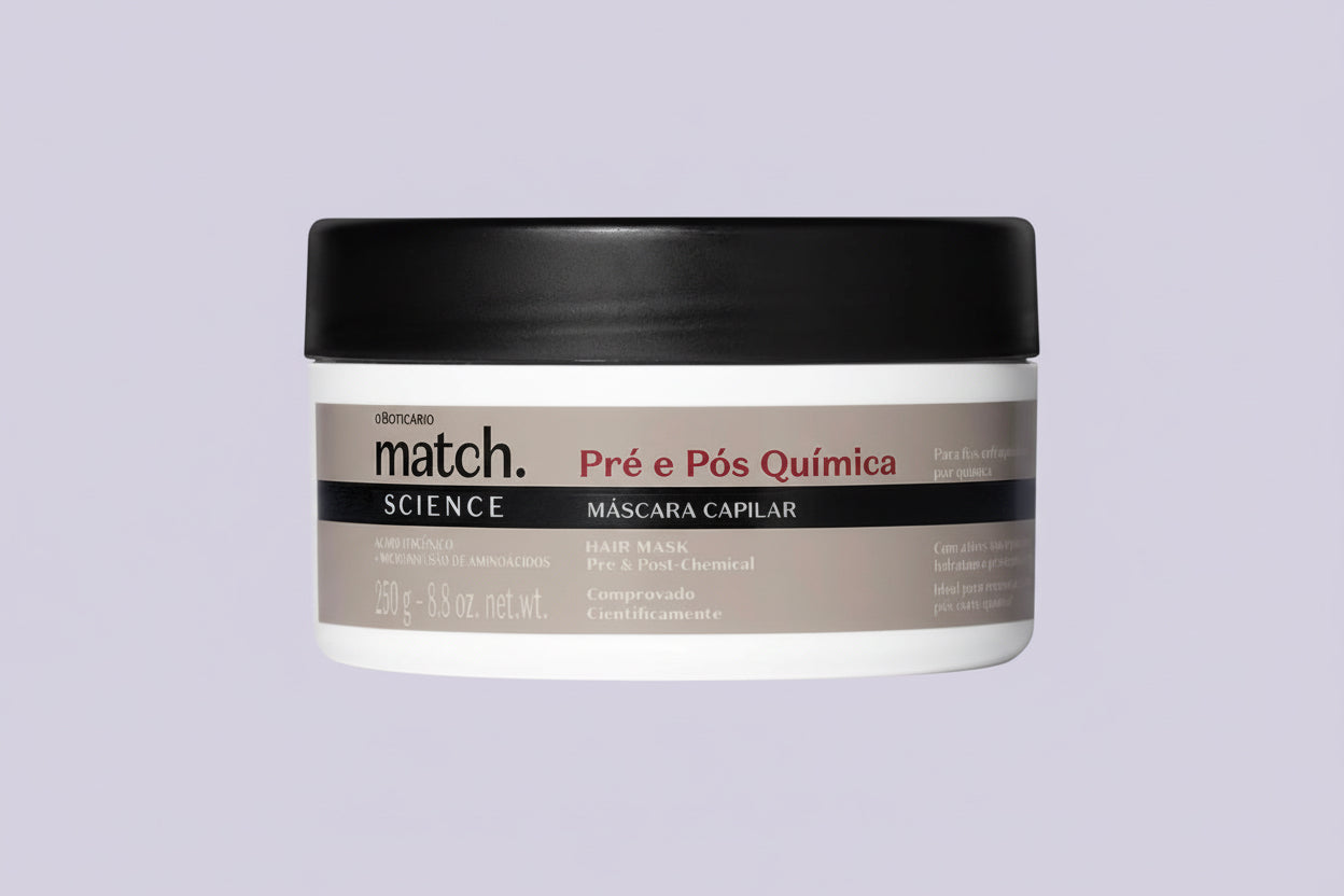 Masque capillaire pré et post-traitement chimique Match Science, 250 g