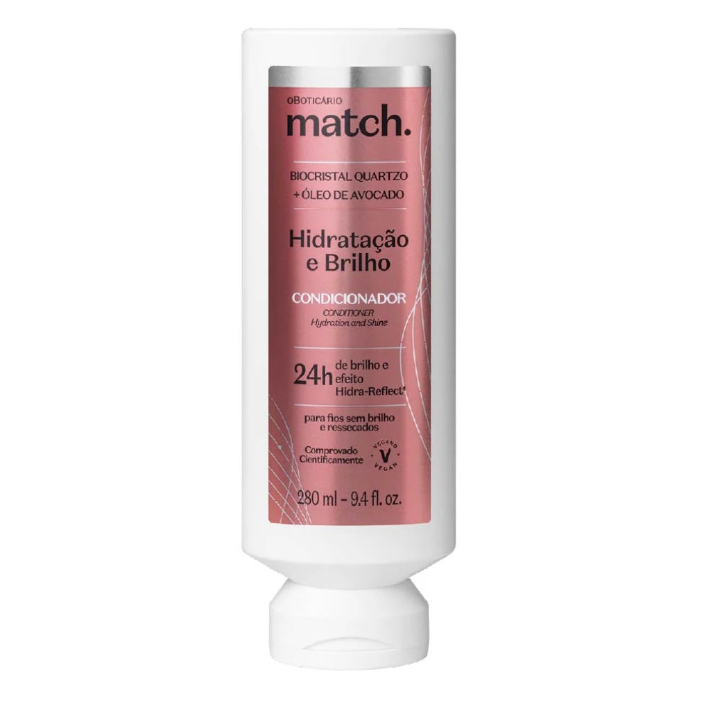 Après-shampoing Match Hydratation et Brillance 280 ml