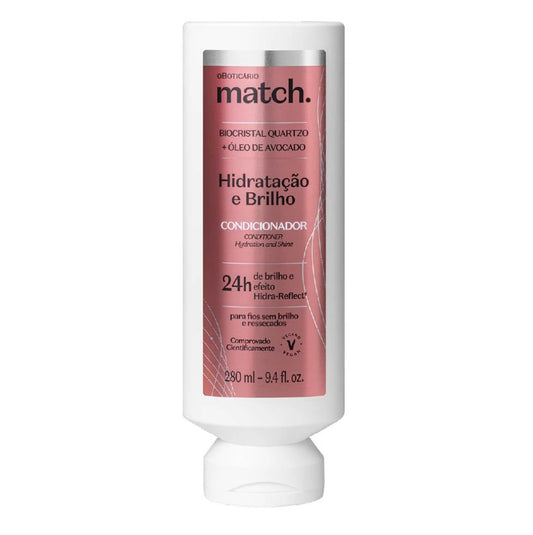Après-shampoing Match Hydratation et Brillance 280 ml