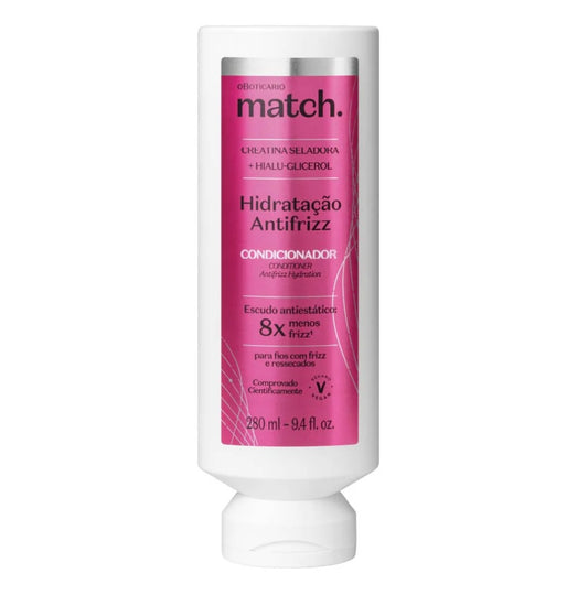 Après-shampoing anti-frisottis Match Hydration, 280 ml