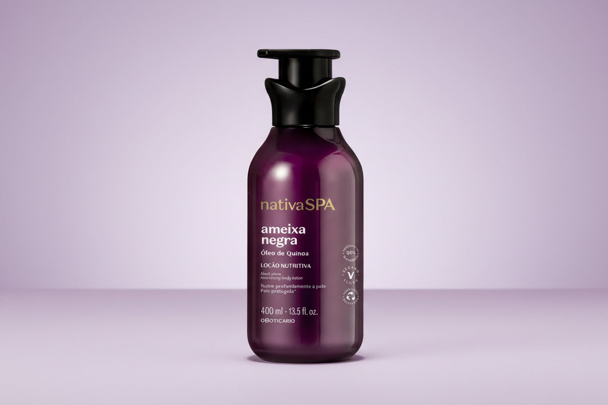Lotion hydratante à la prune noire Nativa Spa, 400 ml