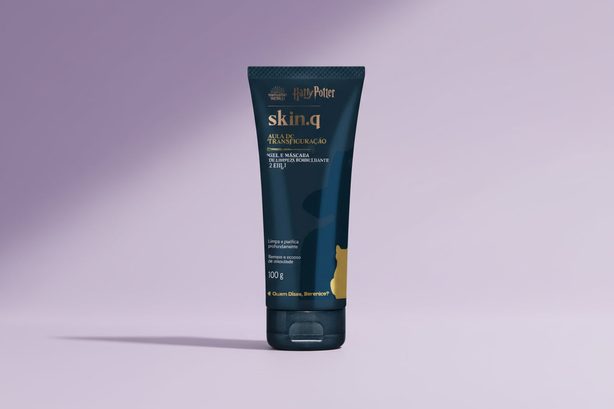 Gel nettoyant moussant et masque 2 en 1 Skin.q de Harry Potter, 100 g