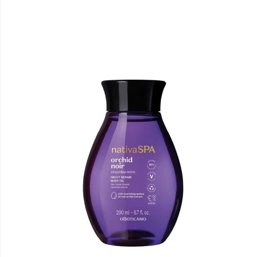 Nativa Spa Orquídea Noire Huile hydratante pour le corps, 200 ml