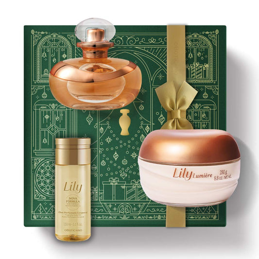 Coffret de Noël parfumé Lily Lumière