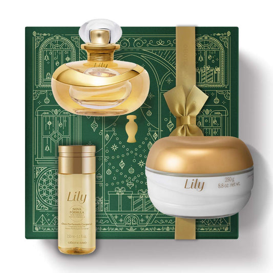 Coffret de Noël parfumé au lys