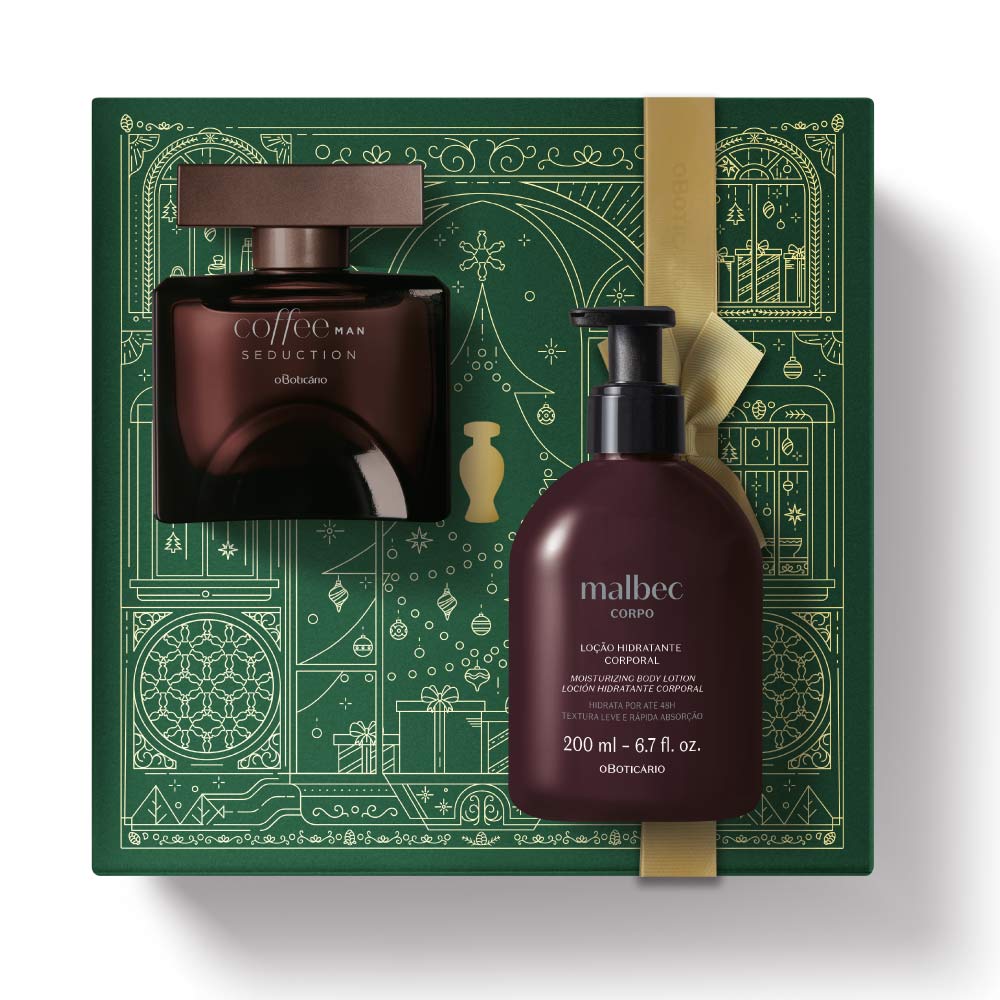 Coffret de Noël Coffee Man Seduction Malbec
