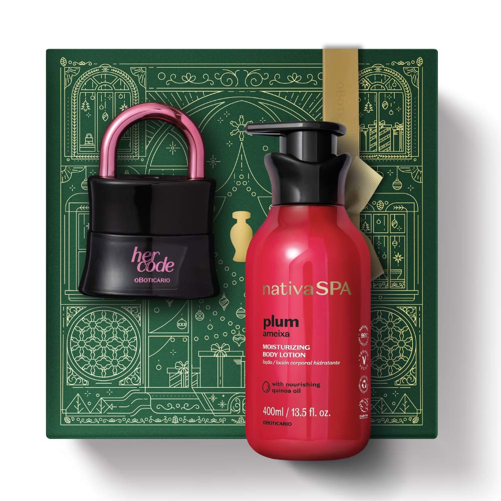 Kit de Noël Her Code Touch Plum