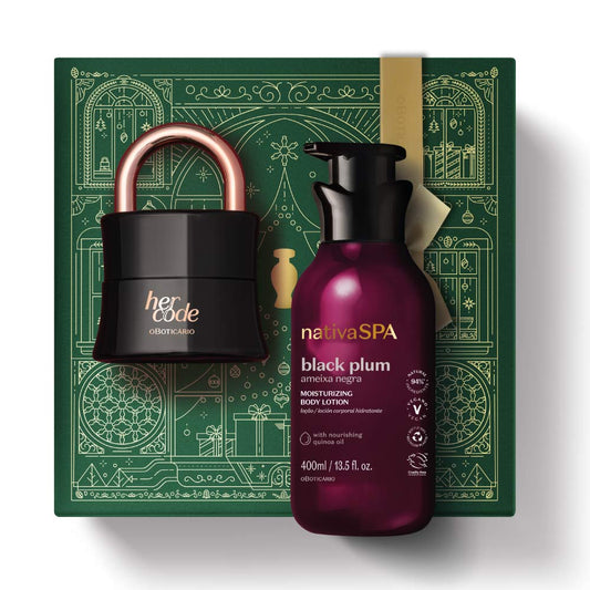 Kit de Noël Her Code Black Plum