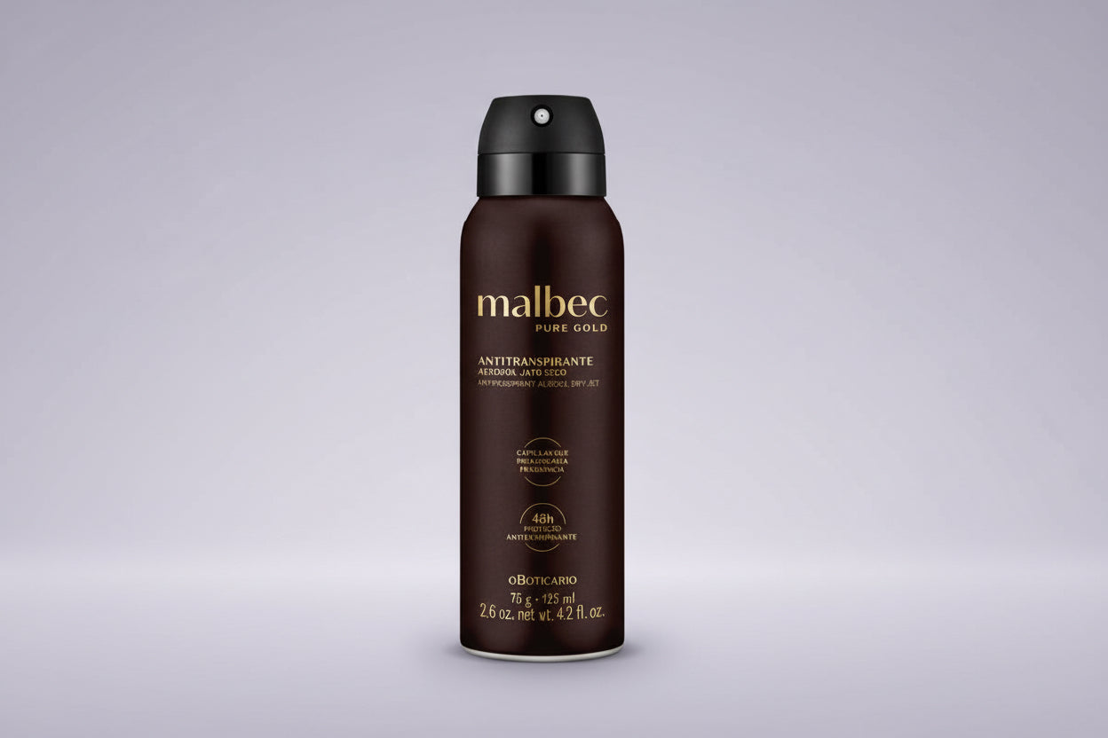 Déodorant Malbec Pure Gold, 125 ml