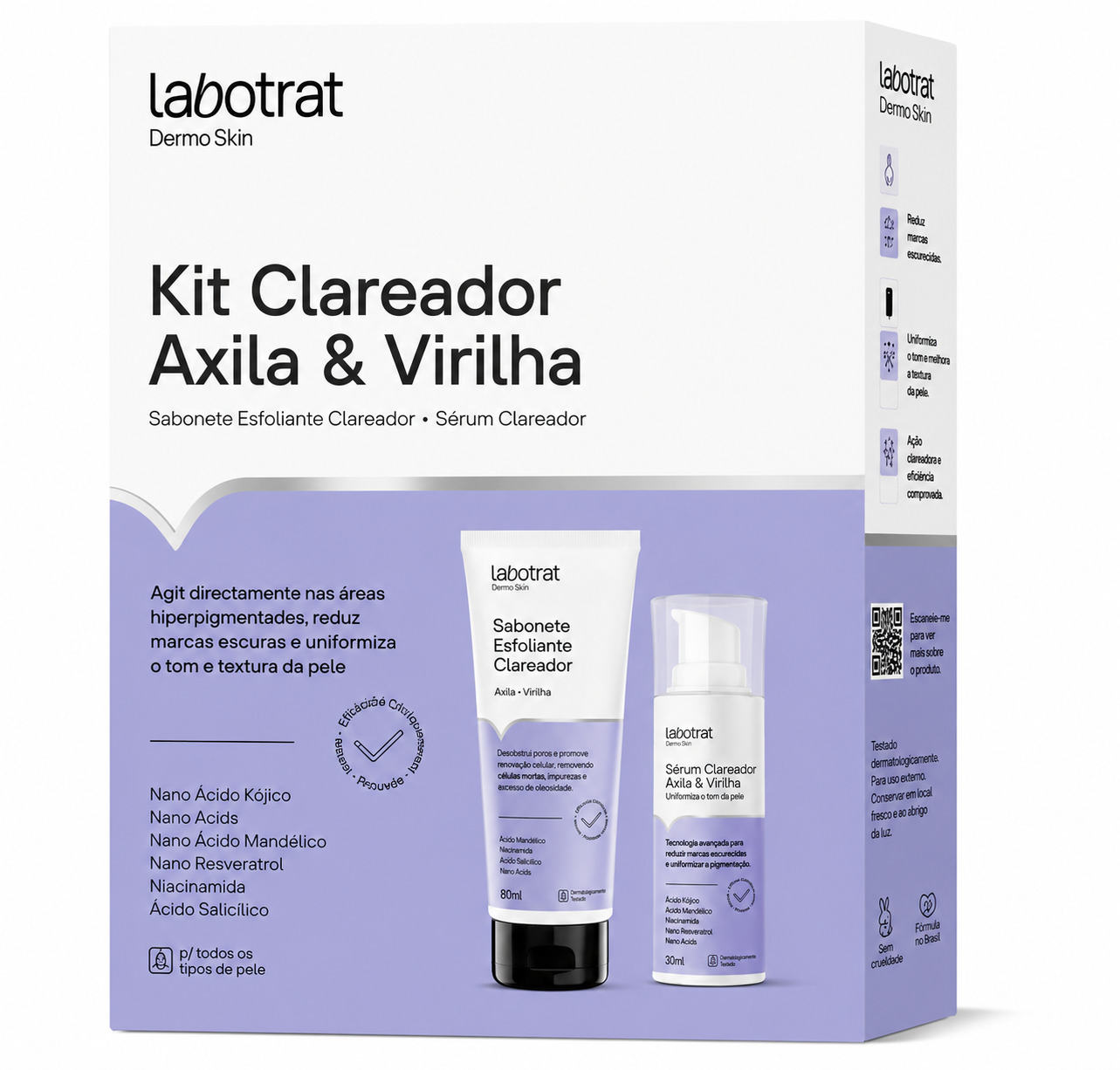 Kit Routine Aisselles & Maillot & Inhibiteur de la pousse des poils – Labotrat – Dermo Skin