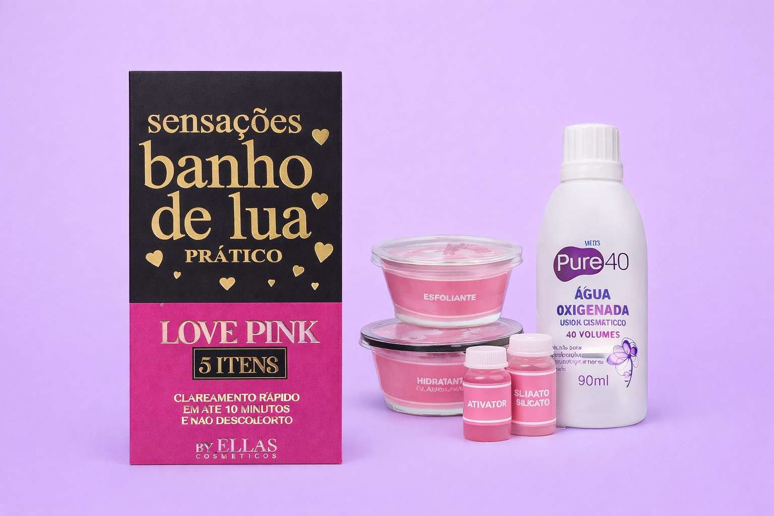 Kit Banho de Lua Prático (5 items)