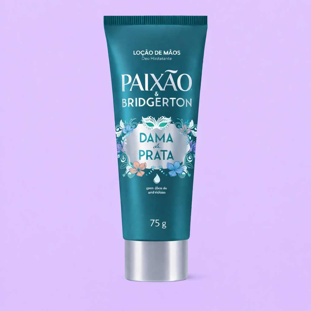 Lotion hydratante pour les mains Paixão & Bridgerton Dame d’Argent avec action déodorante