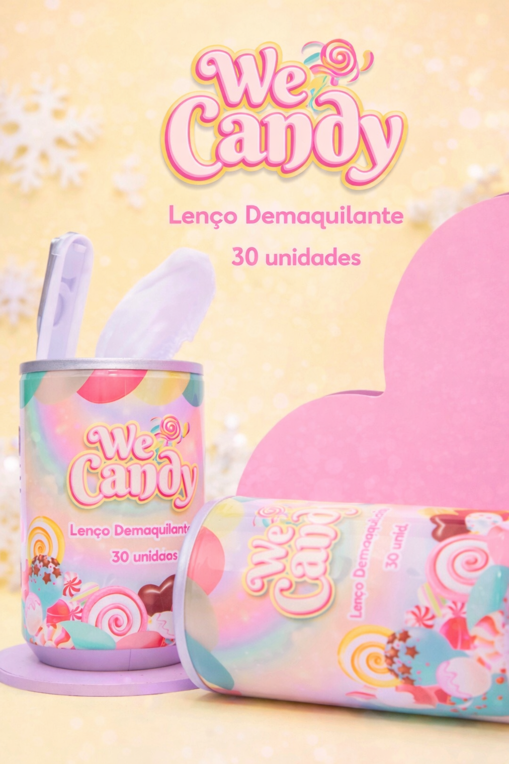 We Candy – Lingettes Démaquillantes