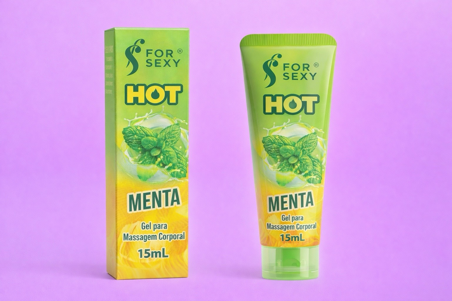 Gel Chauffant Comestible – For Sexy HOT Menthe