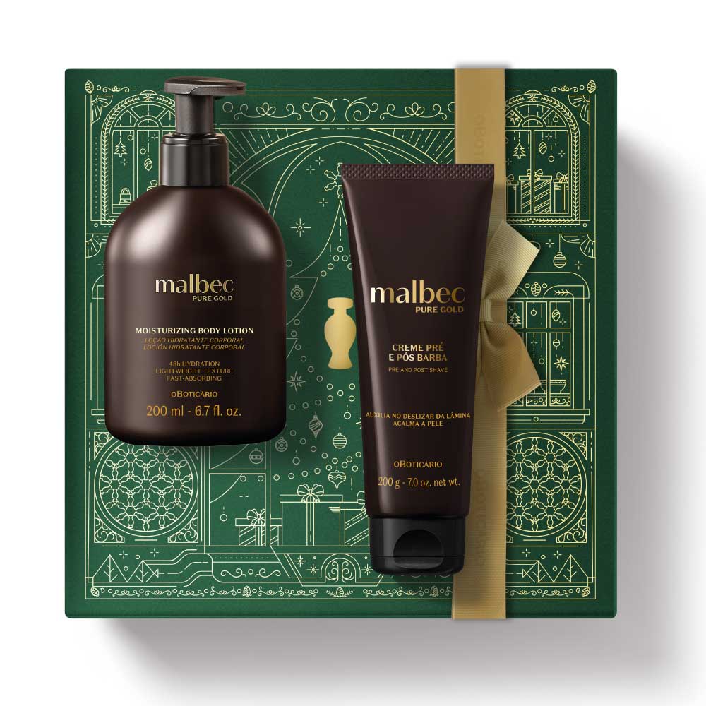 Kit d'entretien de Noël Malbec Pure Gold