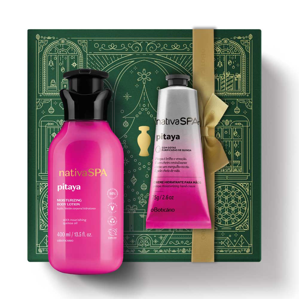 Kit d'hydratation de Noël Nativa SPA Pitaya