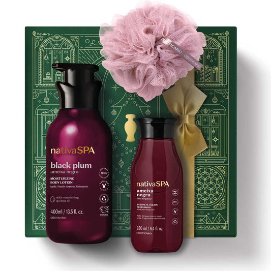 Kit de soin Nativa SPA Black Plum Christmas