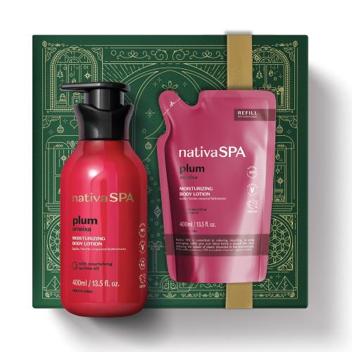 Coffret de Noël Nativa SPA + Recharge Prune